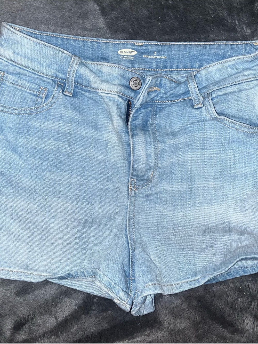 Old Navy Faded Blue Denim Shorts